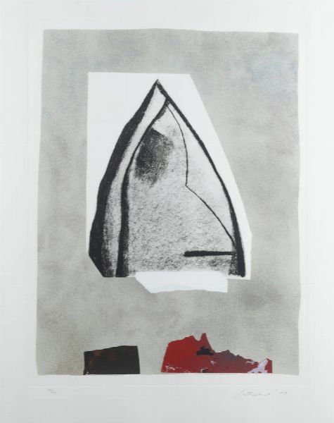 GIUSEPPE SANTOMASO Venezia 1907 - 1990 : Senza titolo 1989  - Asta Grafica - Associazione Nazionale - Case d'Asta italiane