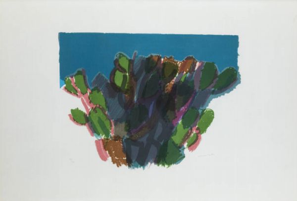 ENNIO MORLOTTI Lecco 1910 - 1992 Milano : Cactus  - Asta Grafica - Associazione Nazionale - Case d'Asta italiane