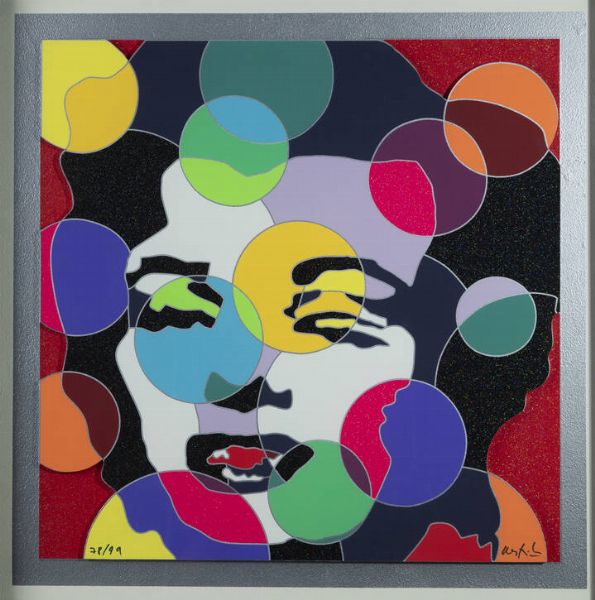 UGO NESPOLO Mosso Santa Maria (VC) 1941 : Marilyn tra le bolle  - Asta Grafica - Associazione Nazionale - Case d'Asta italiane