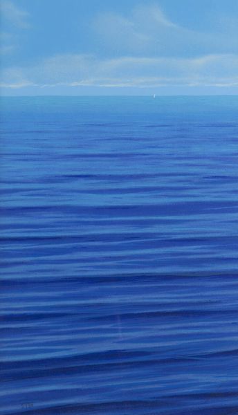 DANIELE FISSORE Savigliano (CN) 1947 - 2017 : Marina con vela all'orizzonte  - Asta Grafica - Associazione Nazionale - Case d'Asta italiane