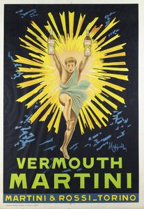 LEONETTO CAPPIELLO Livorno 1872-1942 Cannes (Francia) - Vermouth Martini - Martini & Rossi - Torino 1959