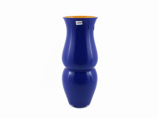 Vaso Barovier & Toso della serie B.A.G.  - Asta Colori e Forme. Una collezione Barovier&Toso - Associazione Nazionale - Case d'Asta italiane