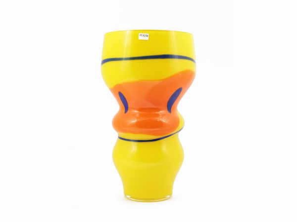 Vaso Barovier & Toso della serie B.A.G.  - Asta Colori e Forme. Una collezione Barovier&Toso - Associazione Nazionale - Case d'Asta italiane