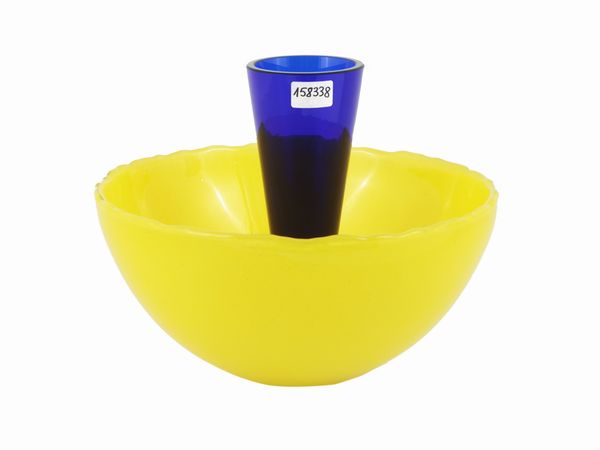 Ciotola Barovier & Toso della serie B.A.G.  - Asta Colori e Forme. Una collezione Barovier&Toso - Associazione Nazionale - Case d'Asta italiane