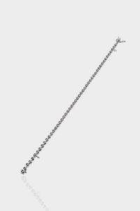 BRACCIALE - Peso gr 13 1 Lunghezza cm 19 in oro bianco  modello tennis  con diamanti taglio brillante per totali ct 1 0 ca [..]