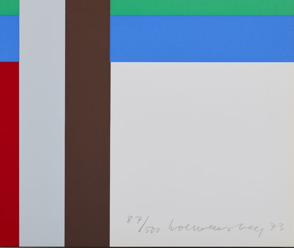 LOEWENSBERG VERENA (1912 - 1986) : COMPOSIZIONE, 1973  - Asta Asta 446 | GRAFICA MODERNA, FOTOGRAFIA E MULTIPLI D'AUTORE Online - Associazione Nazionale - Case d'Asta italiane