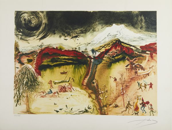 DALI' SALVADOR (1904 - 1989) : L'INVERNO (LE QUATTRO STAGIONI), 1972  - Asta Asta 446 | GRAFICA MODERNA, FOTOGRAFIA E MULTIPLI D'AUTORE Online - Associazione Nazionale - Case d'Asta italiane