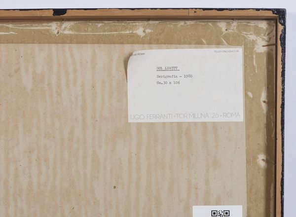 LEWITT SOL (1928 - 2007) : SIX GEOMETRIC FIGURES & ALL THEIR COMBINATIONS, PLATE #61,1980  - Asta Asta 446 | GRAFICA MODERNA, FOTOGRAFIA E MULTIPLI D'AUTORE Online - Associazione Nazionale - Case d'Asta italiane