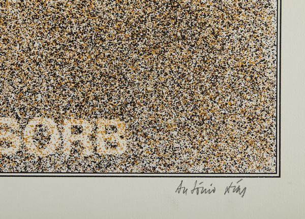 DIAS  ANTONIO (1944 - 2018) : THE DESERT (LET IT ABSORB)  - Asta Asta 446 | GRAFICA MODERNA, FOTOGRAFIA E MULTIPLI D'AUTORE Online - Associazione Nazionale - Case d'Asta italiane