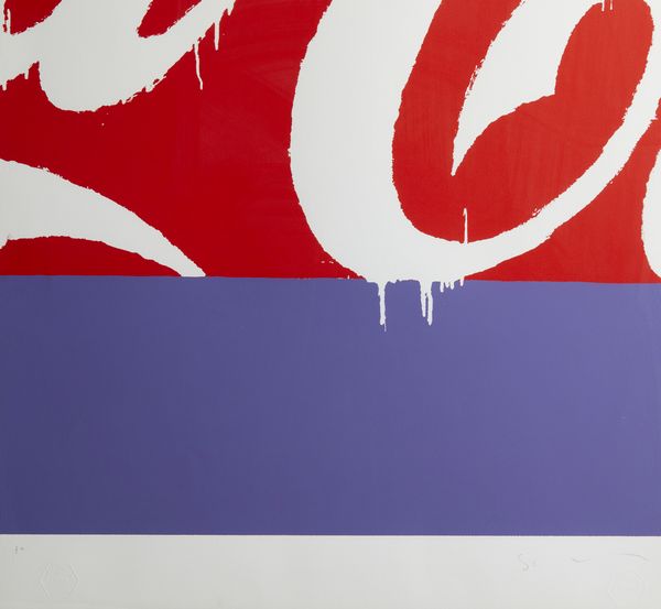 SCHIFANO MARIO (1934 - 1998) : SENZA TITOLO (COCA COLA)  - Asta Asta 446 | GRAFICA MODERNA, FOTOGRAFIA E MULTIPLI D'AUTORE Online - Associazione Nazionale - Case d'Asta italiane