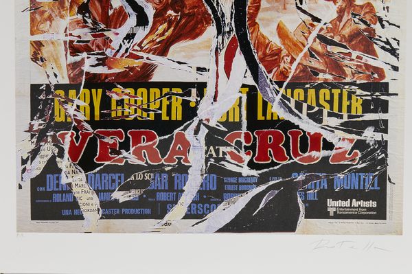 ROTELLA MIMMO (1918 - 2006) : VERA CRUZ  - Asta Asta 446 | GRAFICA MODERNA, FOTOGRAFIA E MULTIPLI D'AUTORE Online - Associazione Nazionale - Case d'Asta italiane