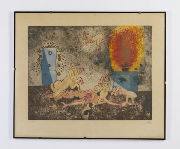 MATTA ROBERTO SEBASTIAN ANTONIO (1911 - 2002) : LANDRU, 1974  - Asta Asta 446 | GRAFICA MODERNA, FOTOGRAFIA E MULTIPLI D'AUTORE Online - Associazione Nazionale - Case d'Asta italiane