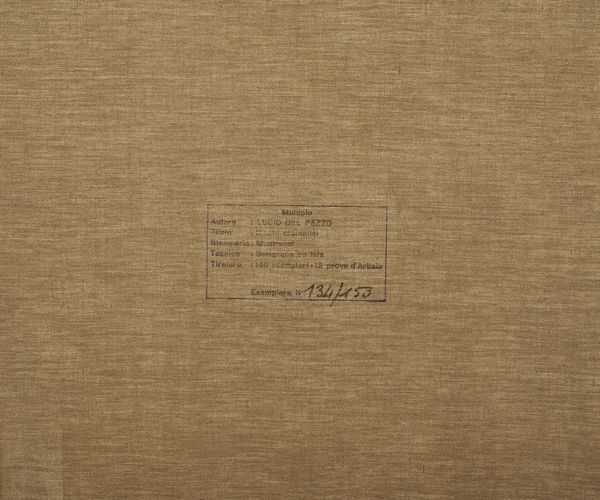 DEL PEZZO LUCIO (1933 - 2020) : DISCHI CROMATICI.  - Asta Asta 446 | GRAFICA MODERNA, FOTOGRAFIA E MULTIPLI D'AUTORE Online - Associazione Nazionale - Case d'Asta italiane