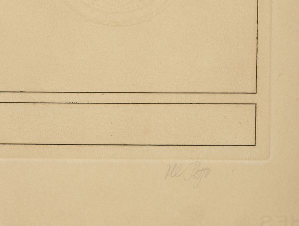 DEL PEZZO LUCIO (1933 - 2020) : SENZA TITOLO.  - Asta Asta 446 | GRAFICA MODERNA, FOTOGRAFIA E MULTIPLI D'AUTORE Online - Associazione Nazionale - Case d'Asta italiane