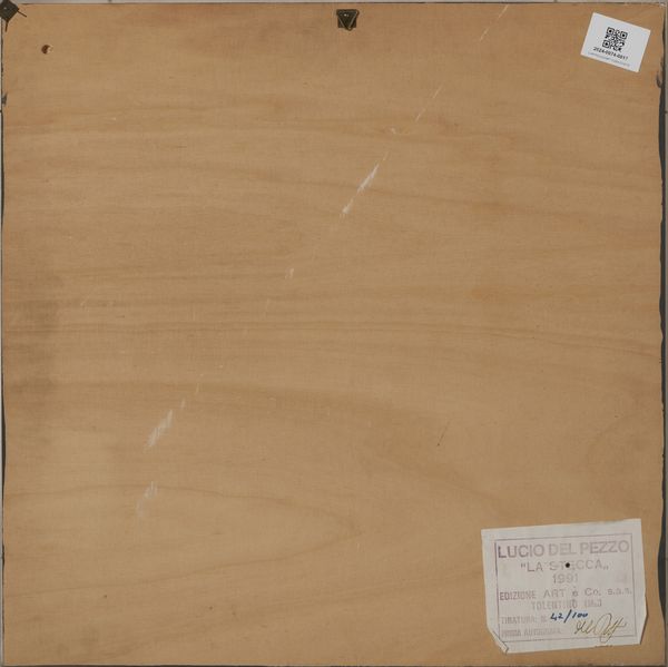 DEL PEZZO LUCIO (1933 - 2020) : LA STECCA, 1991  - Asta Asta 446 | GRAFICA MODERNA, FOTOGRAFIA E MULTIPLI D'AUTORE Online - Associazione Nazionale - Case d'Asta italiane