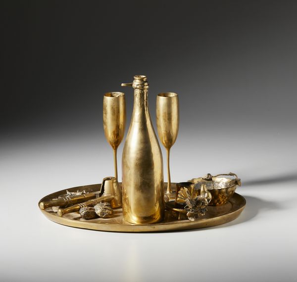 SPOERRI DANIEL (n. 1930) : L'HEURE BLEUE, 1991  - Asta Asta 446 | GRAFICA MODERNA, FOTOGRAFIA E MULTIPLI D'AUTORE Online - Associazione Nazionale - Case d'Asta italiane