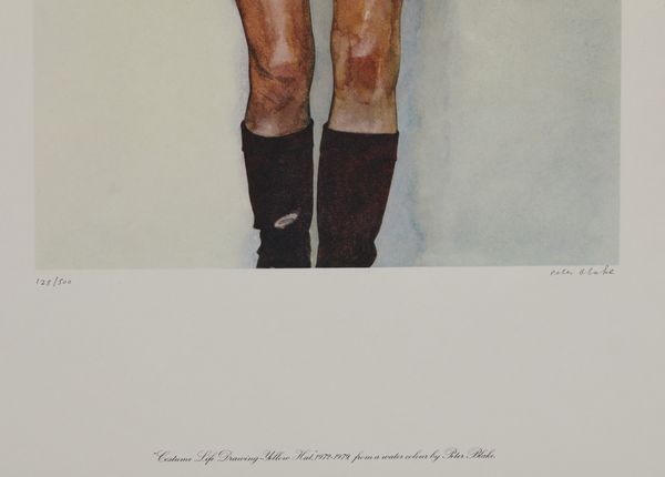 BLAKE PETER (n. 1932) : COSTUME LIFE DRAWING YELLOW HAT, 1982  - Asta Asta 446 | GRAFICA MODERNA, FOTOGRAFIA E MULTIPLI D'AUTORE Online - Associazione Nazionale - Case d'Asta italiane