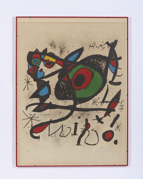 MIRO' JOAN (1893 - 1983) : MANIFESTO PER L'ESPOSIZIONE SOBRETEIXIMS I ESCULTURES, 1972  - Asta Asta 446 | GRAFICA MODERNA, FOTOGRAFIA E MULTIPLI D'AUTORE Online - Associazione Nazionale - Case d'Asta italiane