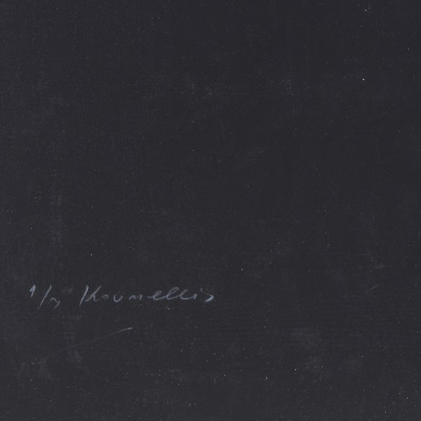 KOUNELLIS JANNIS (n. 1936) : SENZA TITOLO (FIORE NERO)  - Asta Asta 446 | GRAFICA MODERNA, FOTOGRAFIA E MULTIPLI D'AUTORE Online - Associazione Nazionale - Case d'Asta italiane