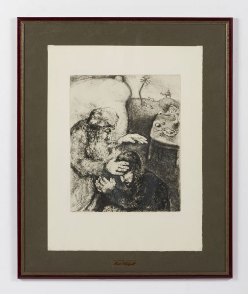 CHAGALL MARC (1887 - 1985) : DALLA SERIE LA BIBLE: JACOB BE'NI PAR ISAAC  - Asta Asta 446 | GRAFICA MODERNA, FOTOGRAFIA E MULTIPLI D'AUTORE Online - Associazione Nazionale - Case d'Asta italiane