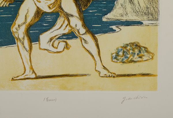 DE CHIRICO GIORGIO (1888 - 1978) : TESEO (II VERSIONE) ,1970  - Asta Asta 446 | GRAFICA MODERNA, FOTOGRAFIA E MULTIPLI D'AUTORE Online - Associazione Nazionale - Case d'Asta italiane