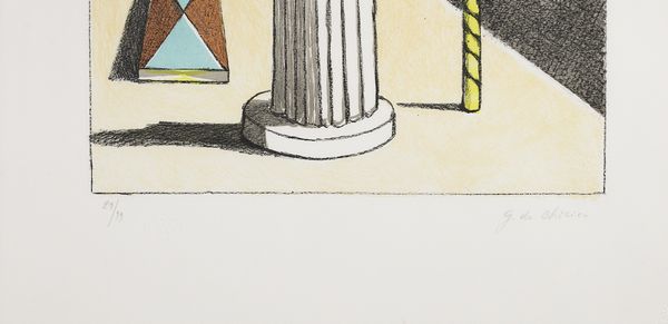 DE CHIRICO GIORGIO (1888 - 1978) : LA MUSA, 1973  - Asta Asta 446 | GRAFICA MODERNA, FOTOGRAFIA E MULTIPLI D'AUTORE Online - Associazione Nazionale - Case d'Asta italiane