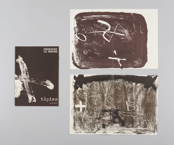 TAPIES ANTONI (1923 - 2012) : DERRIER LE MIROIR, 1974  - Asta Asta 446 | GRAFICA MODERNA, FOTOGRAFIA E MULTIPLI D'AUTORE Online - Associazione Nazionale - Case d'Asta italiane