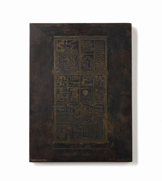 POMODORO ARNALDO (n. 1926) : COPERTINA DEL LIBRO DI POESIA SEVEN SAXON POEMS DI J.L.BORGES, 1974  - Asta Asta 446 | GRAFICA MODERNA, FOTOGRAFIA E MULTIPLI D'AUTORE Online - Associazione Nazionale - Case d'Asta italiane