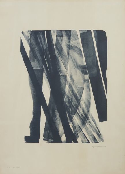 HARTUNG HANS (1904 - 1989) : L 1973-34.  - Asta Asta 446 | GRAFICA MODERNA, FOTOGRAFIA E MULTIPLI D'AUTORE Online - Associazione Nazionale - Case d'Asta italiane