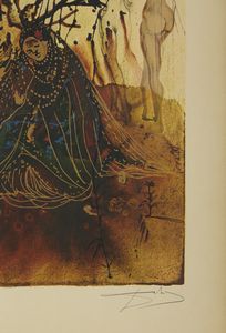 DALI' SALVADOR (1904 - 1989) : AUTUNNO (LE QUATTRO STAGIONI), 1972  - Asta Asta 446 | GRAFICA MODERNA, FOTOGRAFIA E MULTIPLI D'AUTORE Online - Associazione Nazionale - Case d'Asta italiane