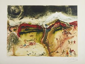 DALI' SALVADOR (1904 - 1989) - L'INVERNO (LE QUATTRO STAGIONI), 1972