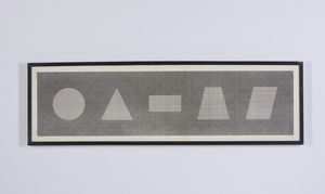 LEWITT SOL (1928 - 2007) : SIX GEOMETRIC FIGURES & ALL THEIR COMBINATIONS, PLATE #61,1980  - Asta Asta 446 | GRAFICA MODERNA, FOTOGRAFIA E MULTIPLI D'AUTORE Online - Associazione Nazionale - Case d'Asta italiane