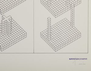 SUPERSTUDIO : ISTOGRAMMI DI ARCHITETTURA, 1969  - Asta Asta 446 | GRAFICA MODERNA, FOTOGRAFIA E MULTIPLI D'AUTORE Online - Associazione Nazionale - Case d'Asta italiane
