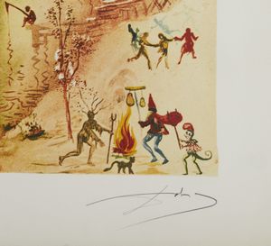 DALI' SALVADOR (1904 - 1989) : L'INVERNO (LE QUATTRO STAGIONI), 1972  - Asta Asta 446 | GRAFICA MODERNA, FOTOGRAFIA E MULTIPLI D'AUTORE Online - Associazione Nazionale - Case d'Asta italiane