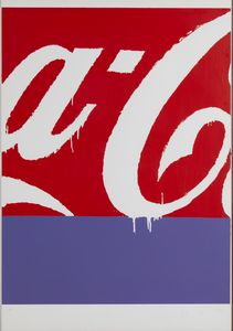 SCHIFANO MARIO (1934 - 1998) - SENZA TITOLO (COCA COLA)