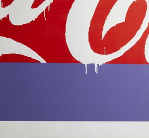 SCHIFANO MARIO (1934 - 1998) : SENZA TITOLO (COCA COLA)  - Asta Asta 446 | GRAFICA MODERNA, FOTOGRAFIA E MULTIPLI D'AUTORE Online - Associazione Nazionale - Case d'Asta italiane