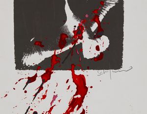 SCHIFANO MARIO (1934 - 1998) : SENZA TITOLO.  - Asta Asta 446 | GRAFICA MODERNA, FOTOGRAFIA E MULTIPLI D'AUTORE Online - Associazione Nazionale - Case d'Asta italiane