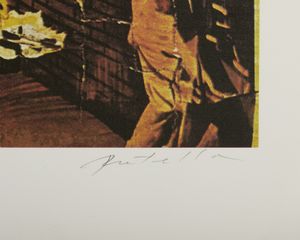 ROTELLA MIMMO (1918 - 2006) : ASSALTO NELLA NOTTE, 2004  - Asta Asta 446 | GRAFICA MODERNA, FOTOGRAFIA E MULTIPLI D'AUTORE Online - Associazione Nazionale - Case d'Asta italiane