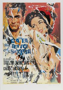 ROTELLA MIMMO (1918 - 2006) - LA GATTA SUL TETTO CHE SCOTTA