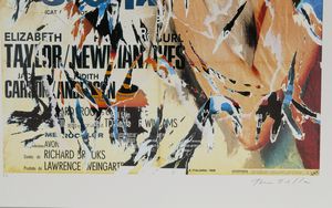 ROTELLA MIMMO (1918 - 2006) : LA GATTA SUL TETTO CHE SCOTTA  - Asta Asta 446 | GRAFICA MODERNA, FOTOGRAFIA E MULTIPLI D'AUTORE Online - Associazione Nazionale - Case d'Asta italiane