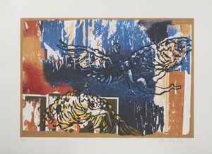 ROTELLA MIMMO (1918 - 2006) - L'ANGELO CATTIVO (MIMMO ROTELLA. I MAESTRI DEL 900), 2000