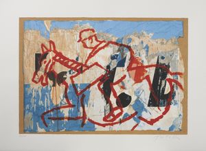 ROTELLA MIMMO (1918 - 2006) - PRIMO FUTURISMO (MIMMO ROTELLA. I MAESTRI DEL 900), 2000