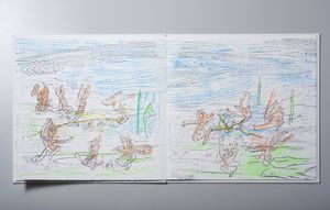 MATTA ROBERTO SEBASTIAN ANTONIO (1911 - 2002) : MUSIK - FOOT, 1990  - Asta Asta 446 | GRAFICA MODERNA, FOTOGRAFIA E MULTIPLI D'AUTORE Online - Associazione Nazionale - Case d'Asta italiane