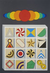 DEL PEZZO LUCIO (1933 - 2020) - DISCHI CROMATICI.