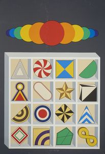 DEL PEZZO LUCIO (1933 - 2020) - DISCHI CROMATICI