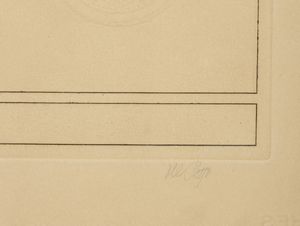 DEL PEZZO LUCIO (1933 - 2020) : SENZA TITOLO.  - Asta Asta 446 | GRAFICA MODERNA, FOTOGRAFIA E MULTIPLI D'AUTORE Online - Associazione Nazionale - Case d'Asta italiane