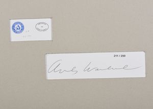 WARHOL ANDY (1928 - 1987) : MAO, 1972  - Asta Asta 446 | GRAFICA MODERNA, FOTOGRAFIA E MULTIPLI D'AUTORE Online - Associazione Nazionale - Case d'Asta italiane