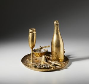 SPOERRI DANIEL (n. 1930) : L'HEURE BLEUE, 1991  - Asta Asta 446 | GRAFICA MODERNA, FOTOGRAFIA E MULTIPLI D'AUTORE Online - Associazione Nazionale - Case d'Asta italiane