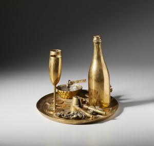 SPOERRI DANIEL (n. 1930) : L'HEURE BLEUE, 1991  - Asta Asta 446 | GRAFICA MODERNA, FOTOGRAFIA E MULTIPLI D'AUTORE Online - Associazione Nazionale - Case d'Asta italiane