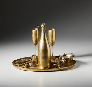 SPOERRI DANIEL (n. 1930) : L'HEURE BLEUE, 1991  - Asta Asta 446 | GRAFICA MODERNA, FOTOGRAFIA E MULTIPLI D'AUTORE Online - Associazione Nazionale - Case d'Asta italiane